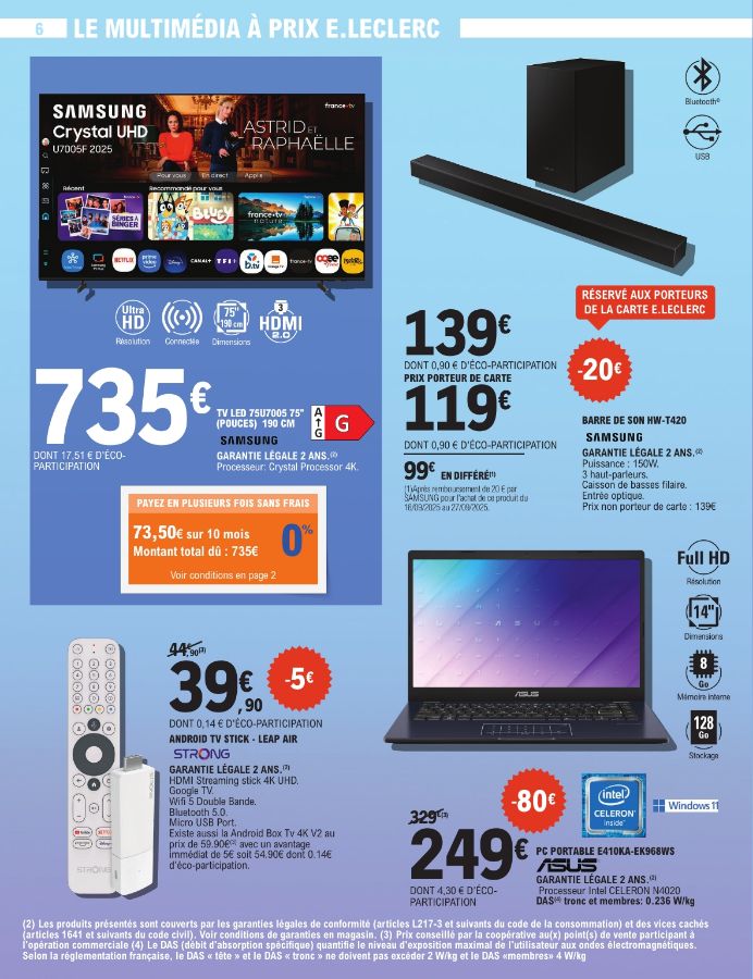 Catalogue E. Leclerc 16.09.2025 - 27.09.2025