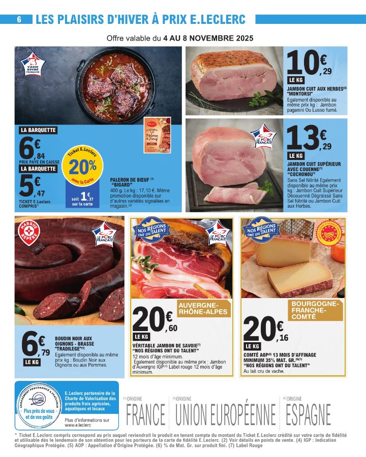 Catalogue E. Leclerc 04.11.2025 - 15.11.2025