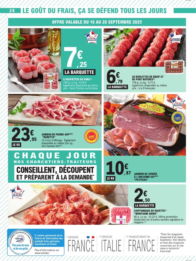 Catalogue E. Leclerc 16.09.2025 - 27.09.2025