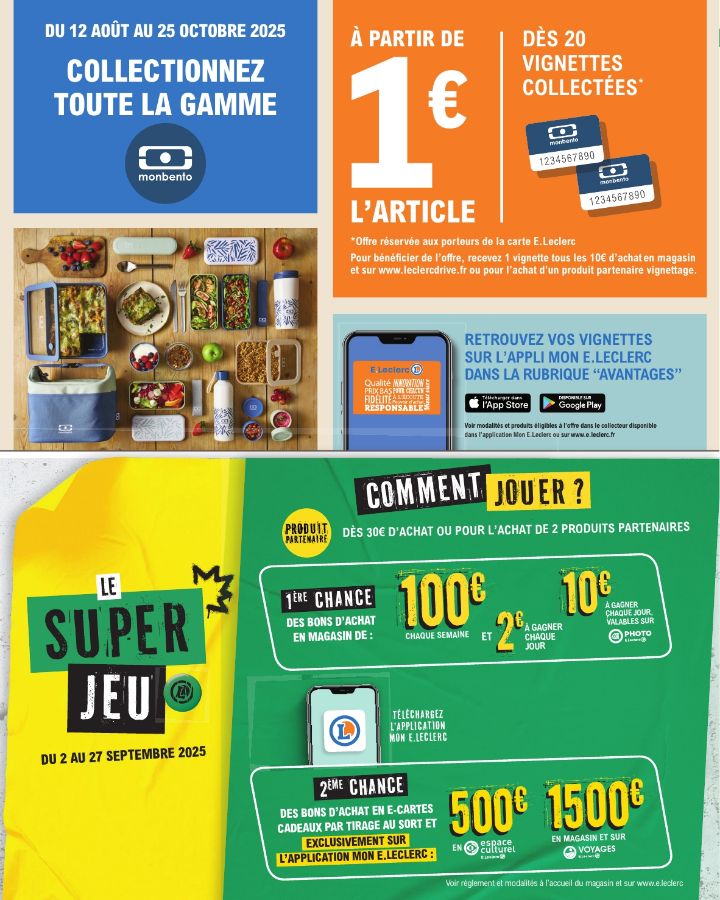 Catalogue E. Leclerc 09.09.2025 - 20.09.2025