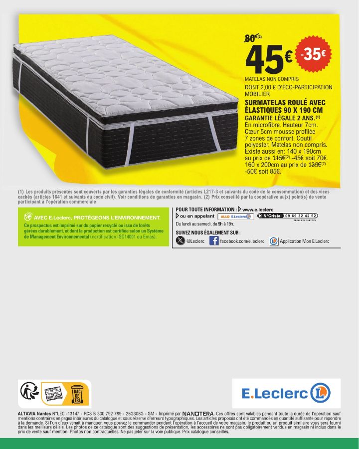 Catalogue E. Leclerc 09.09.2025 - 20.09.2025