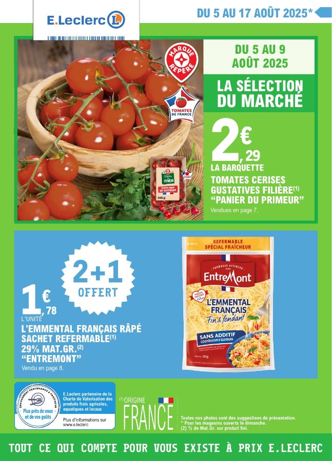 Catalogue E. Leclerc 05.08.2025 - 16.08.2025