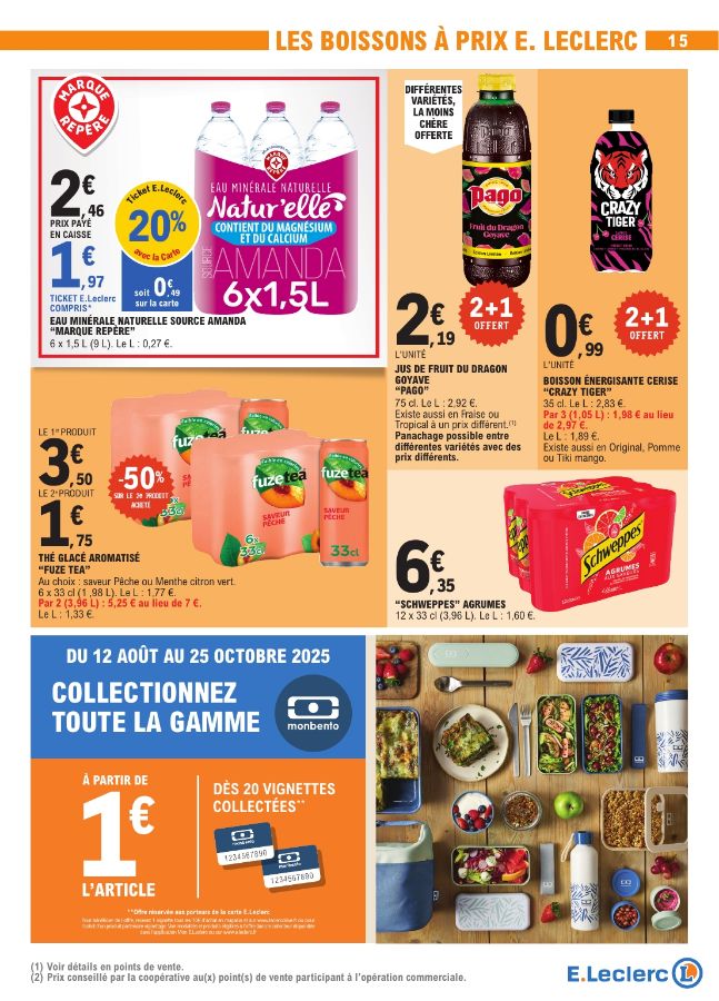 Catalogue E. Leclerc 19.08.2025 - 30.08.2025