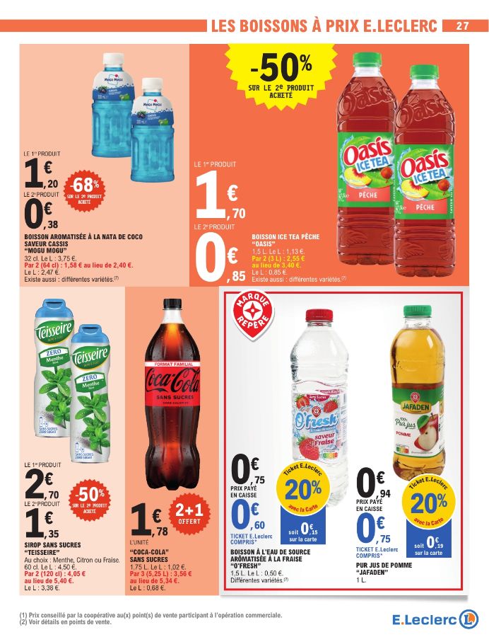 Catalogue E. Leclerc 28.07.2026 - 08.08.2026