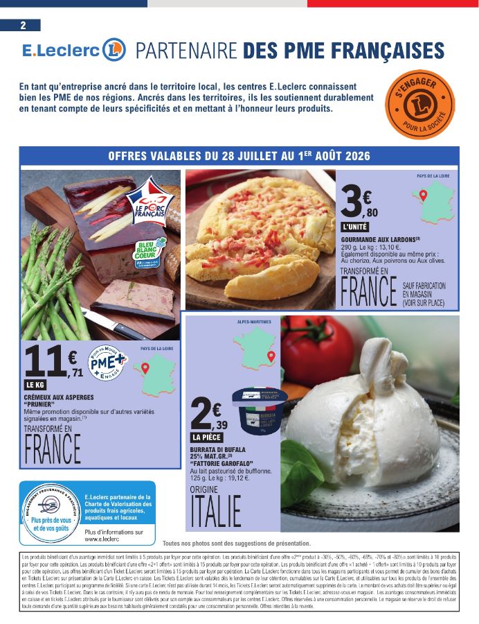 Catalogue E. Leclerc 28.07.2026 - 08.08.2026