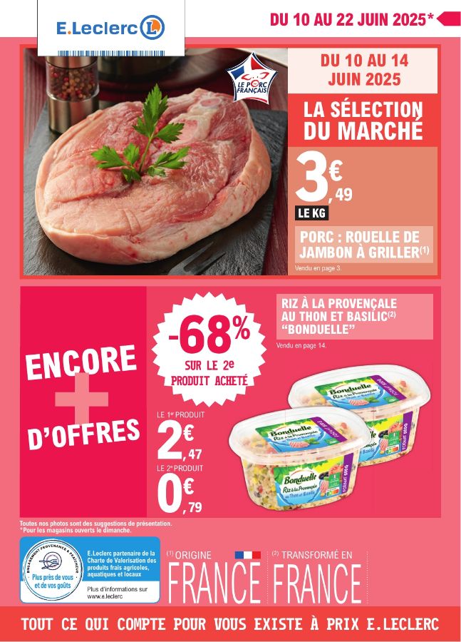Catalogue E. Leclerc 10.06.2025 - 21.06.2025
