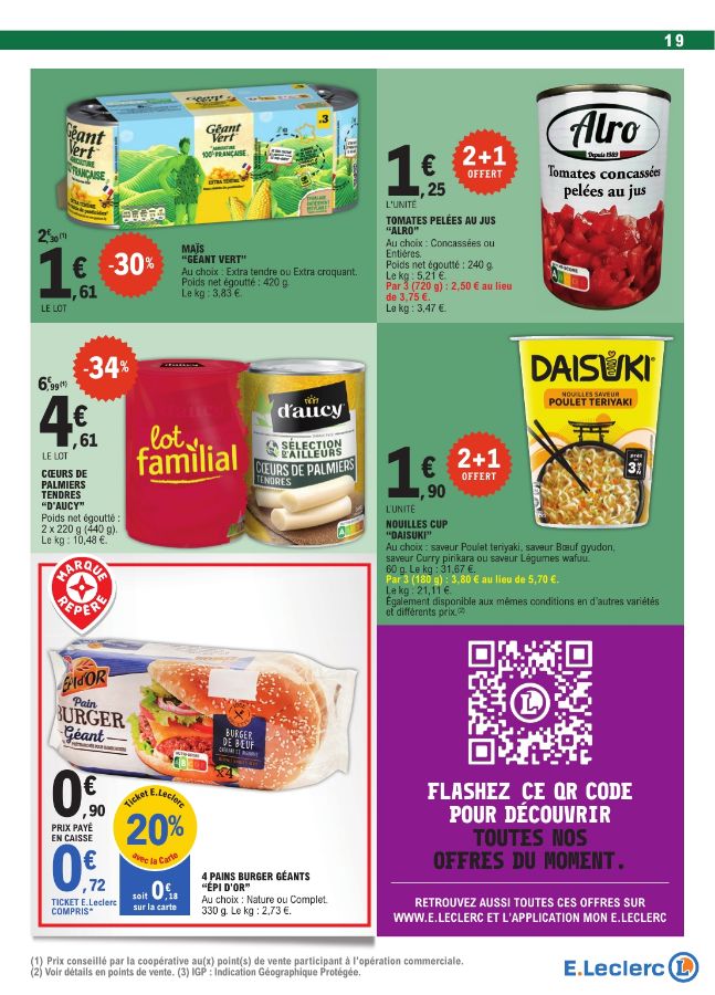 Catalogue E. Leclerc 08.07.2025 - 19.07.2025