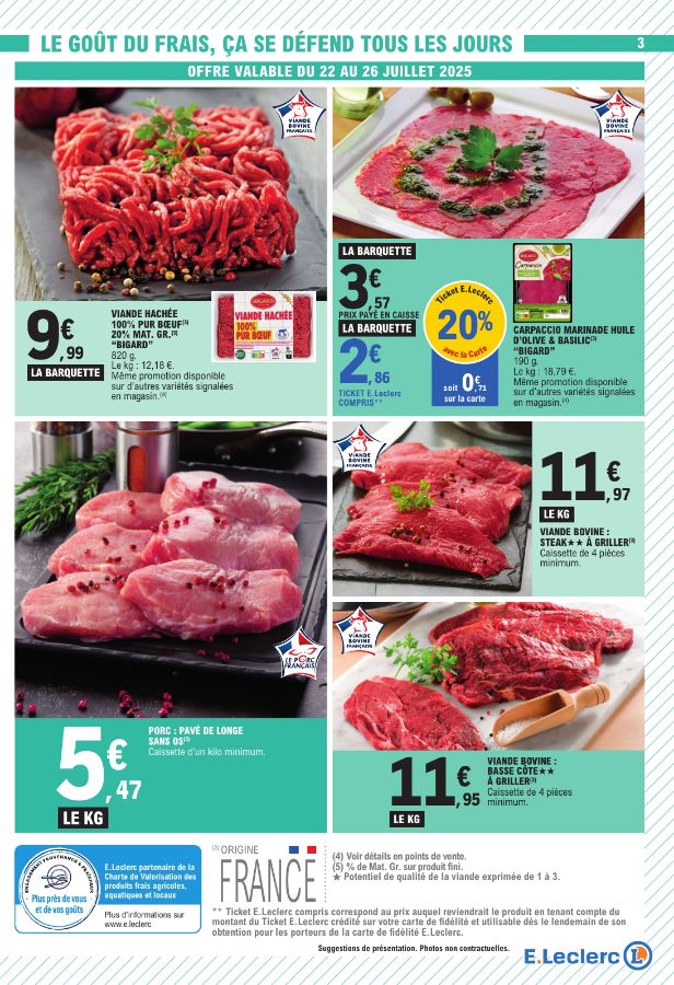 Catalogue E. Leclerc 22.07.2025 - 02.08.2025