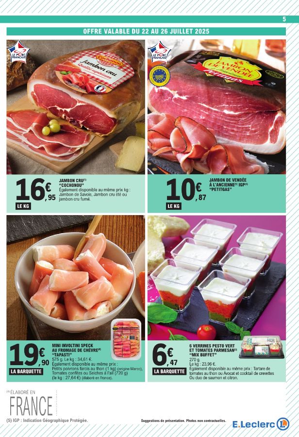 Catalogue E. Leclerc 22.07.2025 - 02.08.2025