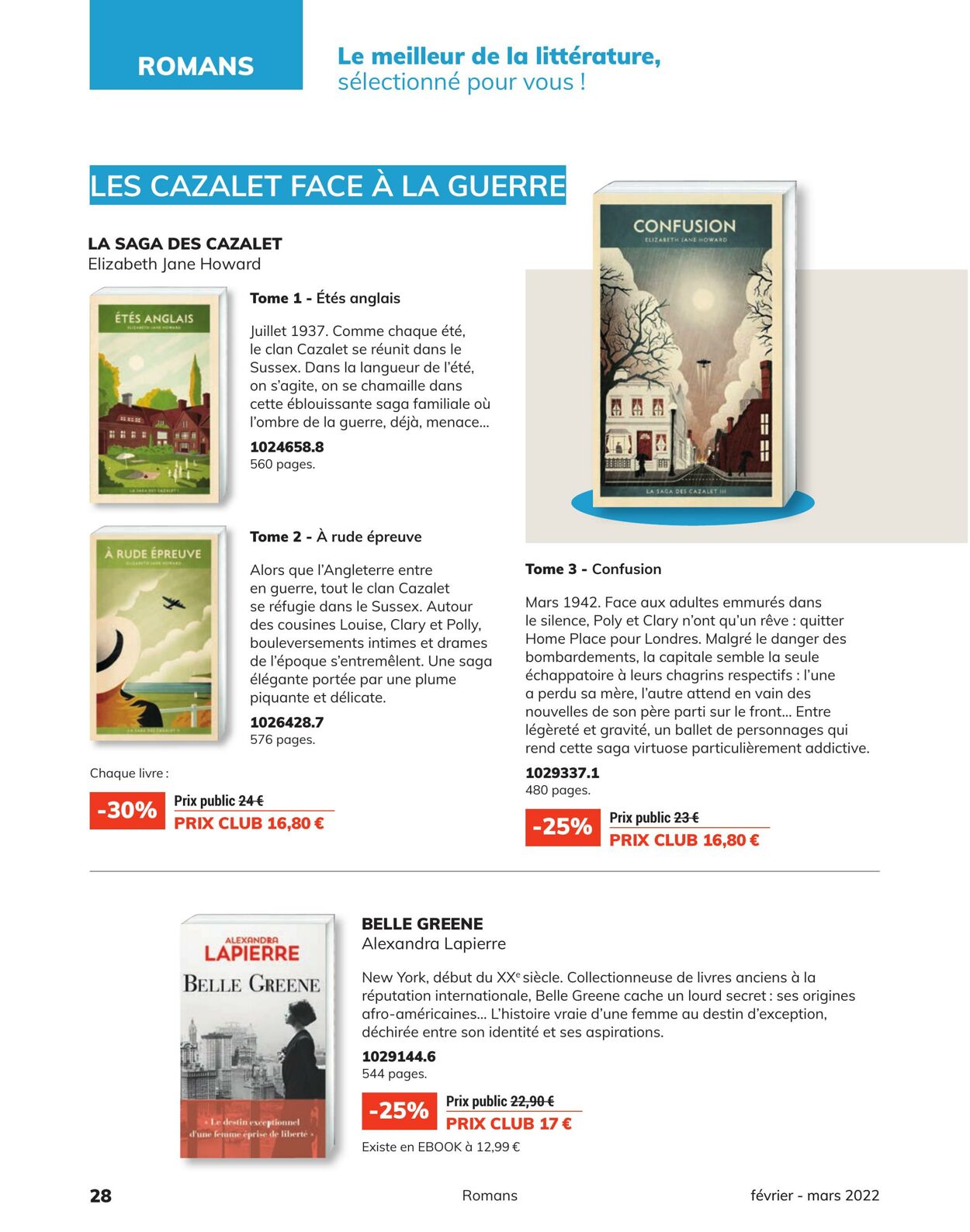 Catalogue France Loisirs 01.02.2022 - 30.06.2022