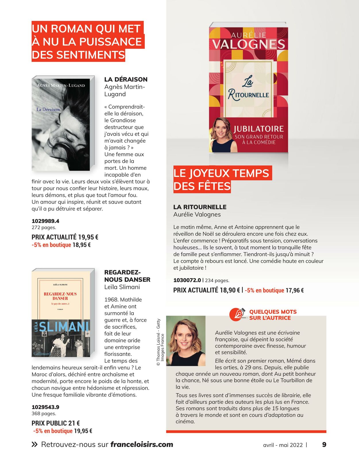 Catalogue France Loisirs 01.04.2022 - 31.05.2022