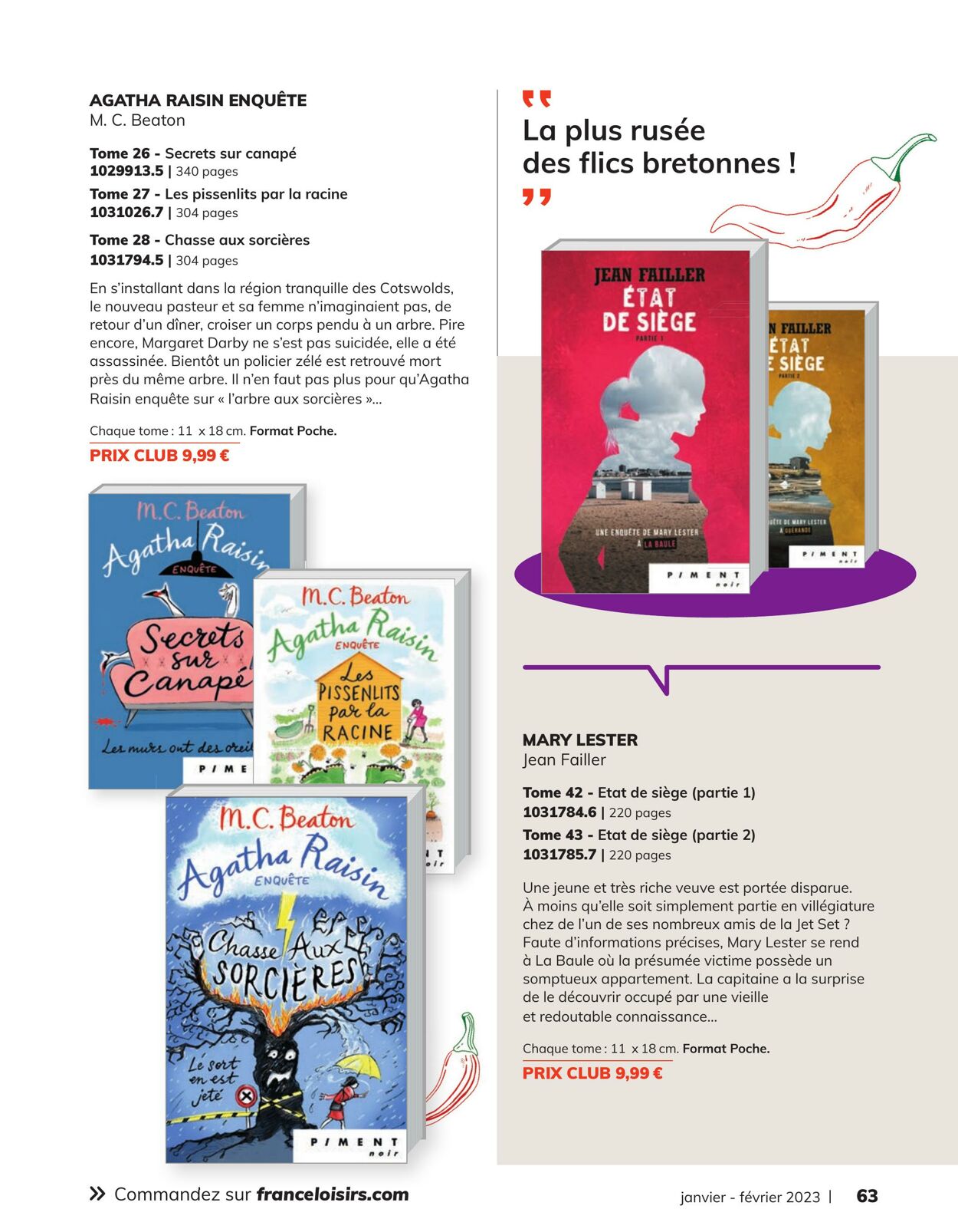 Catalogue France Loisirs 01.01.2023 - 28.02.2023