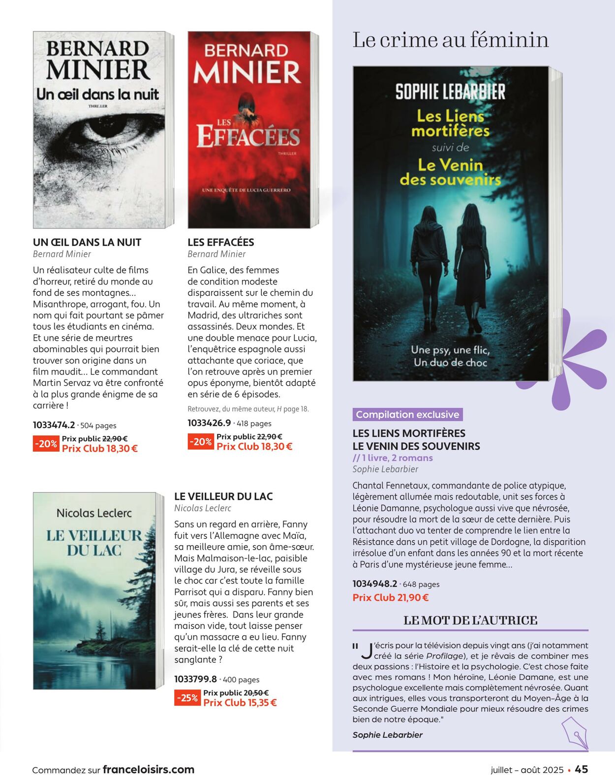 Catalogue France Loisirs 01.06.2025 - 31.07.2025
