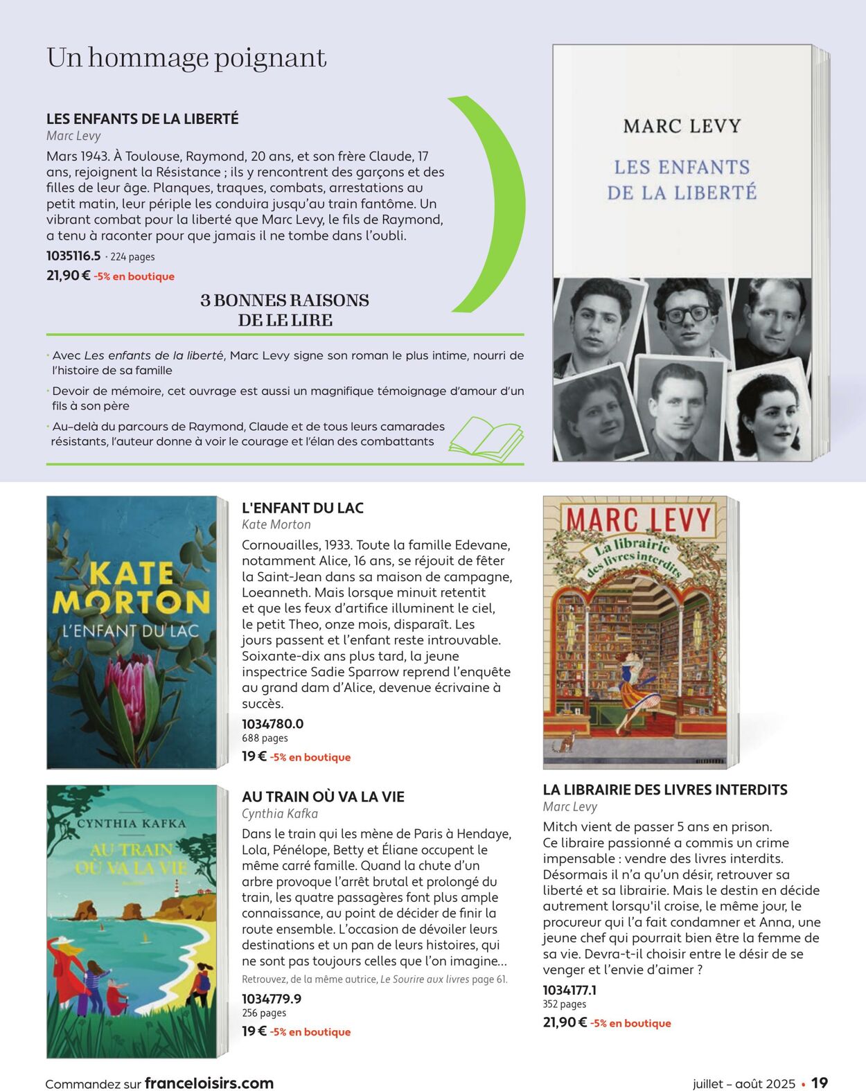 Catalogue France Loisirs 01.06.2025 - 31.07.2025