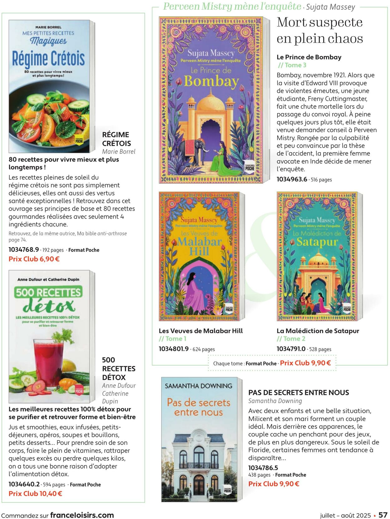 Catalogue France Loisirs 01.06.2025 - 31.07.2025