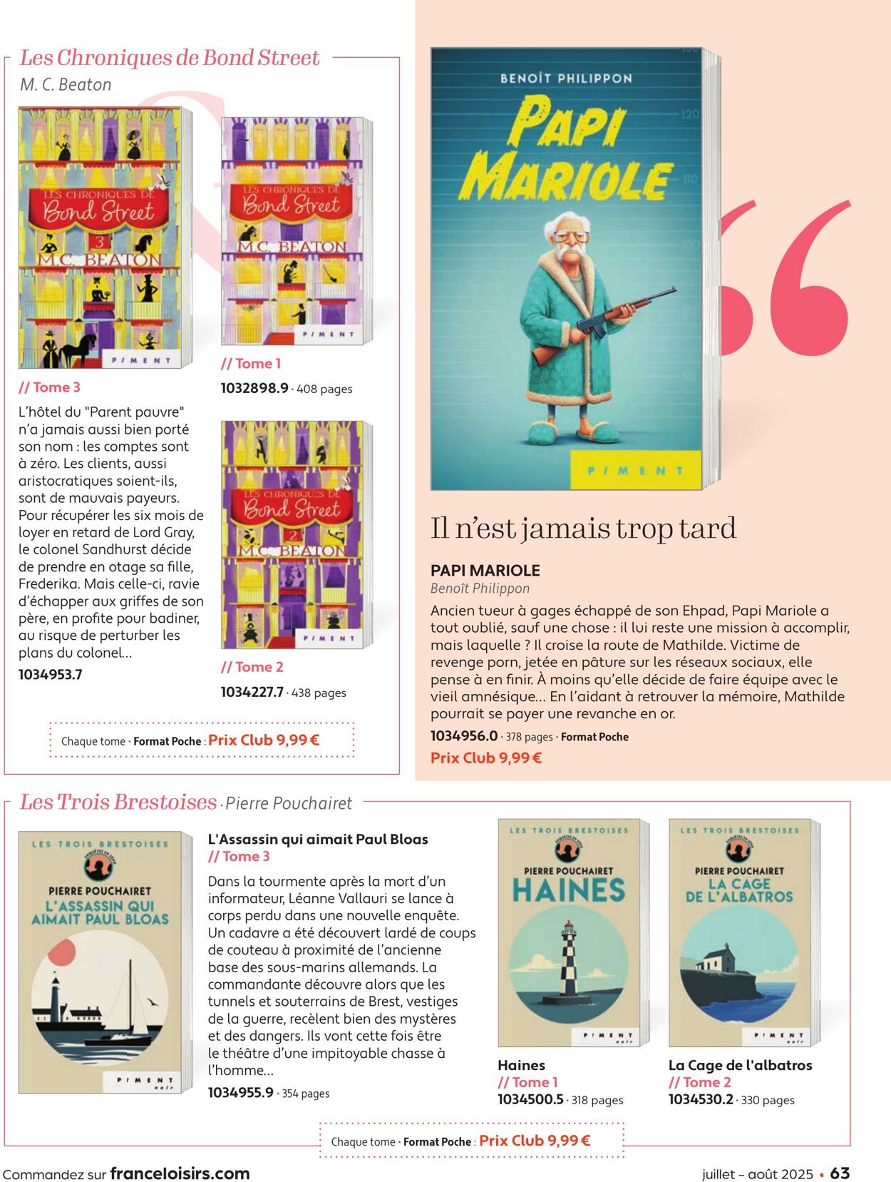 Catalogue France Loisirs 01.06.2025 - 31.07.2025