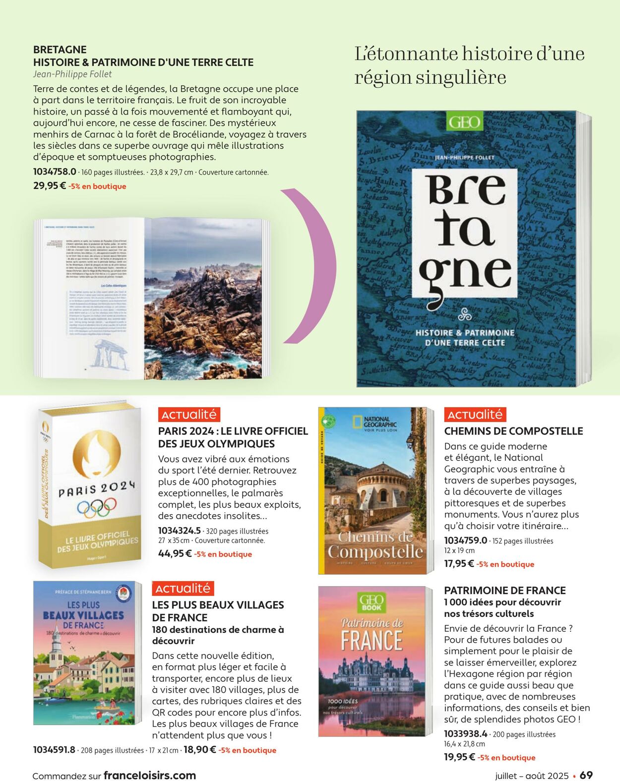Catalogue France Loisirs 01.06.2025 - 31.07.2025