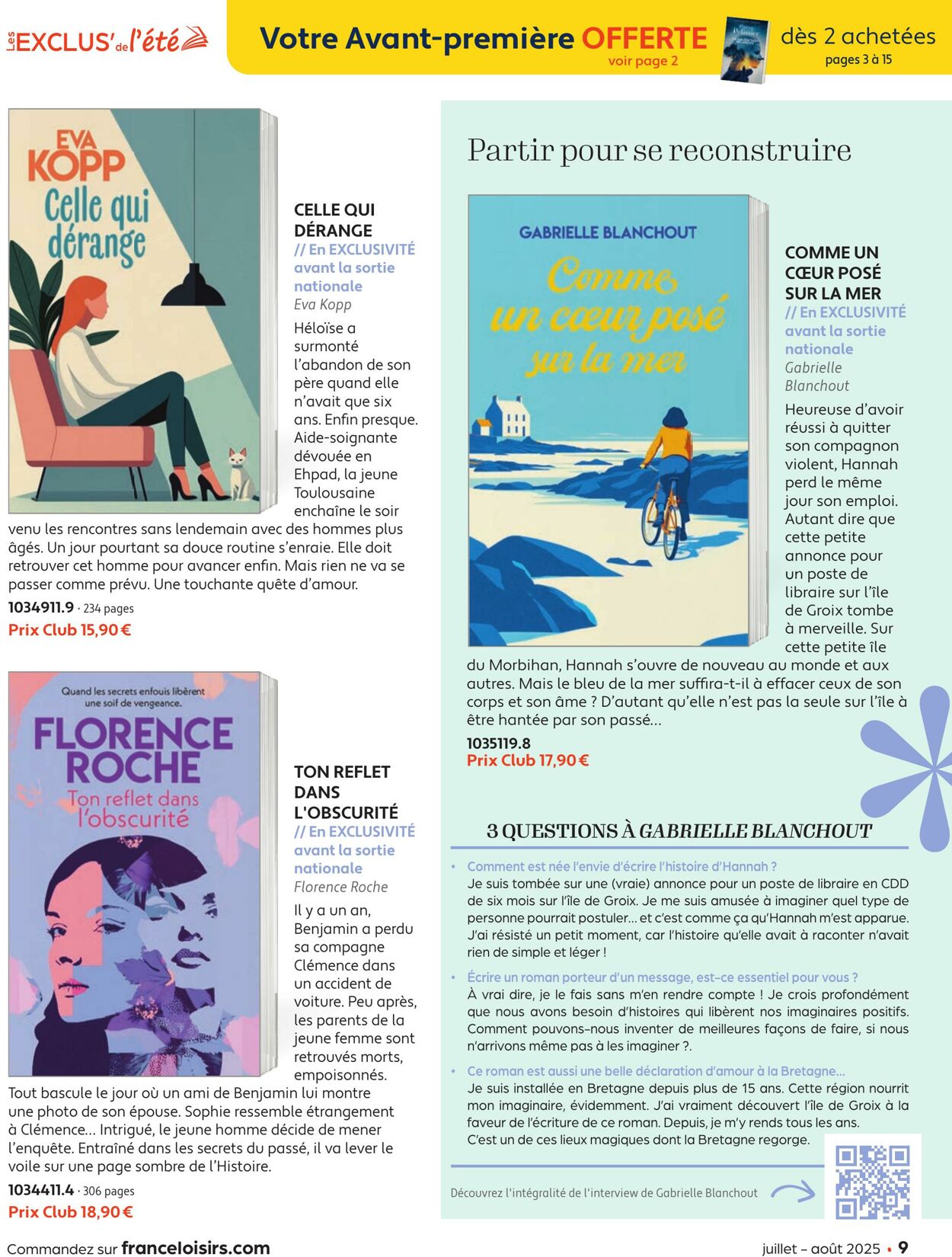 Catalogue France Loisirs 01.06.2025 - 31.07.2025