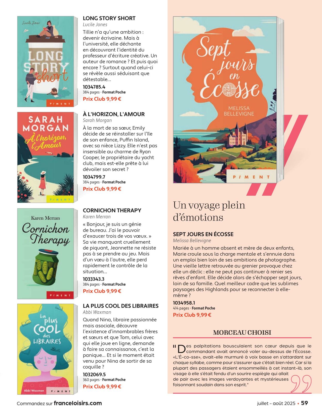 Catalogue France Loisirs 01.06.2025 - 31.07.2025