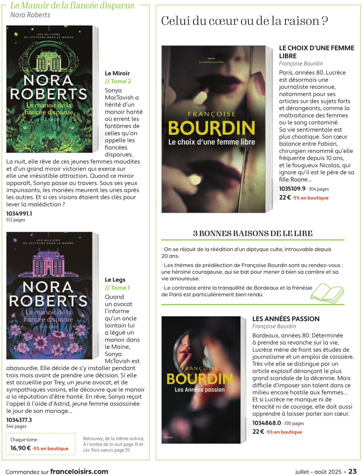 Catalogue France Loisirs 01.06.2025 - 31.07.2025