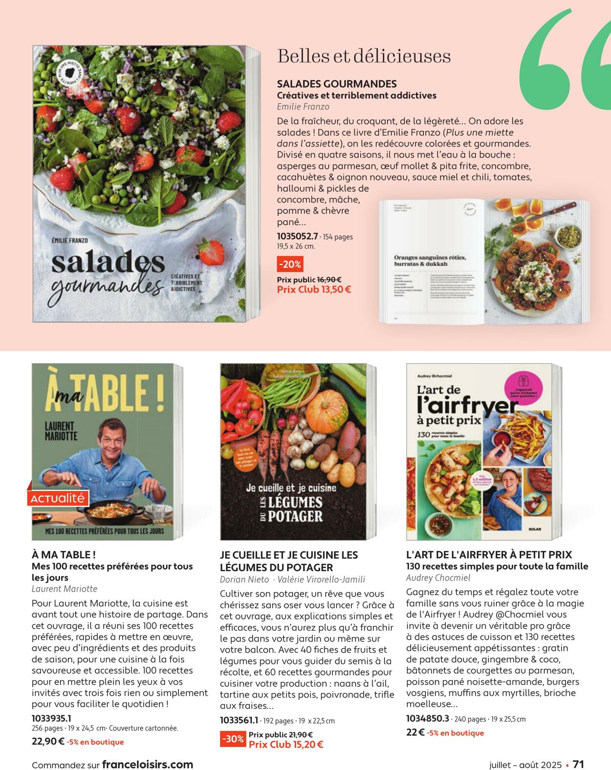 Catalogue France Loisirs 01.06.2025 - 31.07.2025