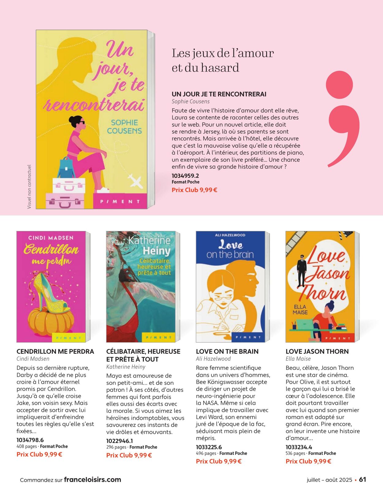 Catalogue France Loisirs 01.06.2025 - 31.07.2025
