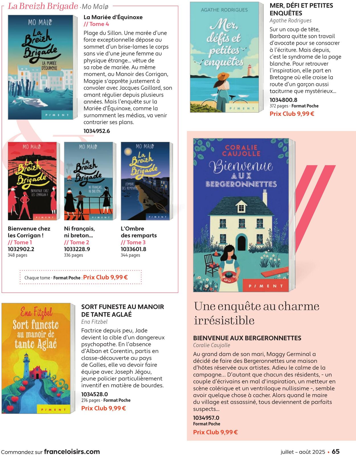 Catalogue France Loisirs 01.06.2025 - 31.07.2025