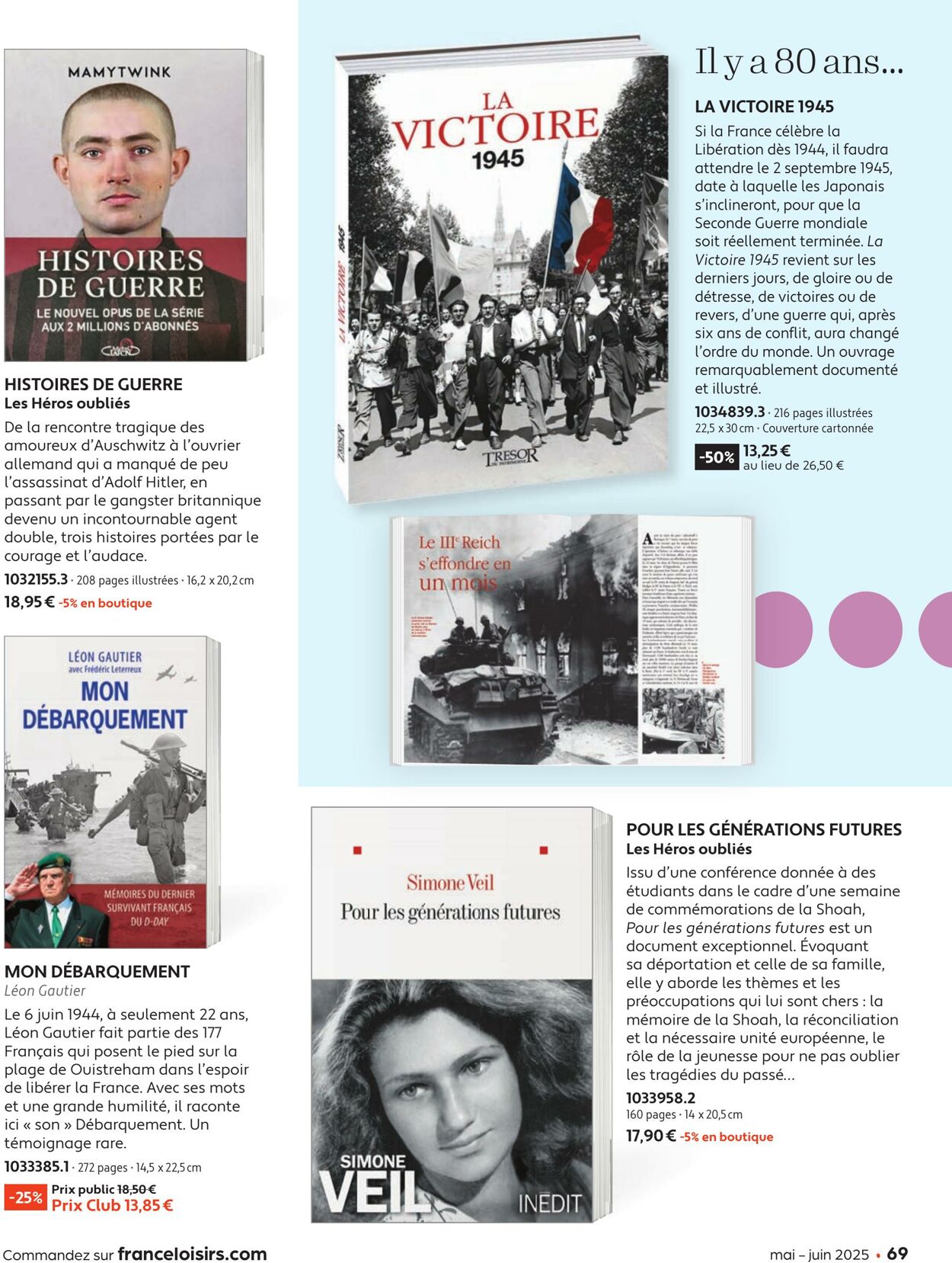Catalogue France Loisirs 01.05.2025 - 30.06.2025