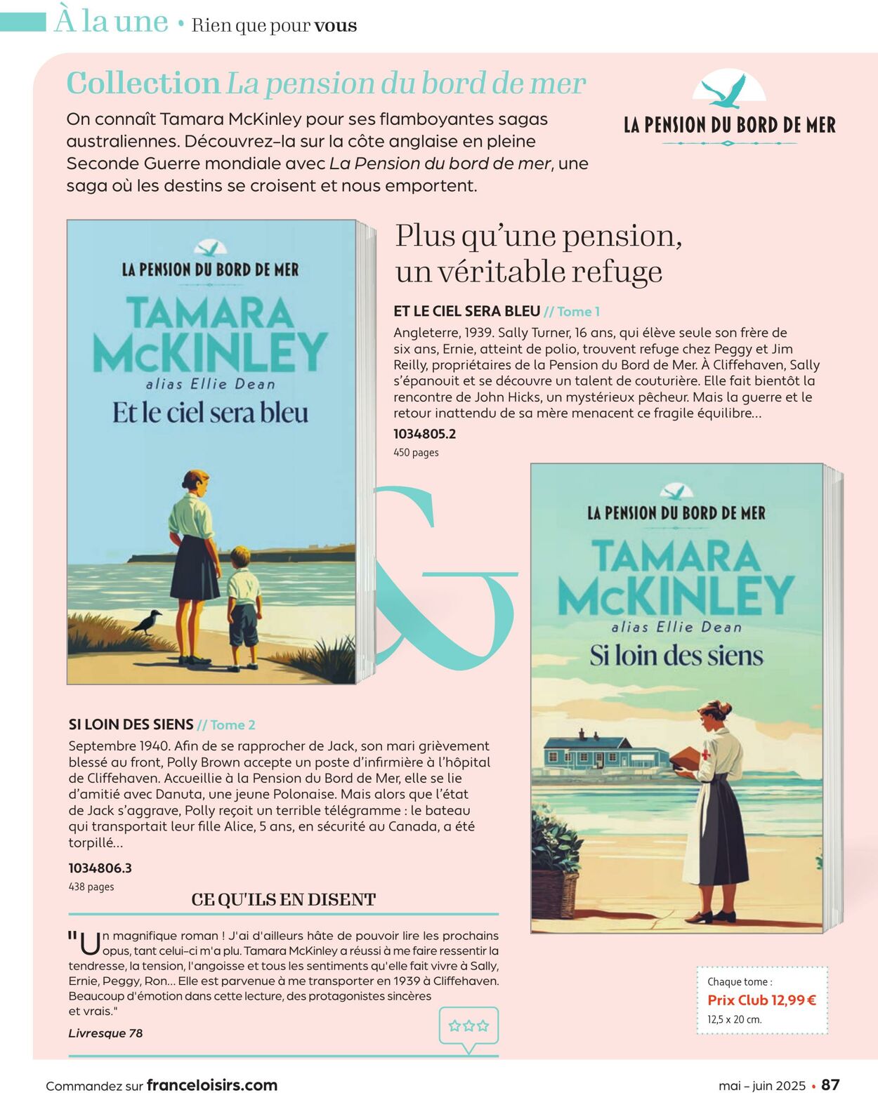 Catalogue France Loisirs 01.05.2025 - 30.06.2025