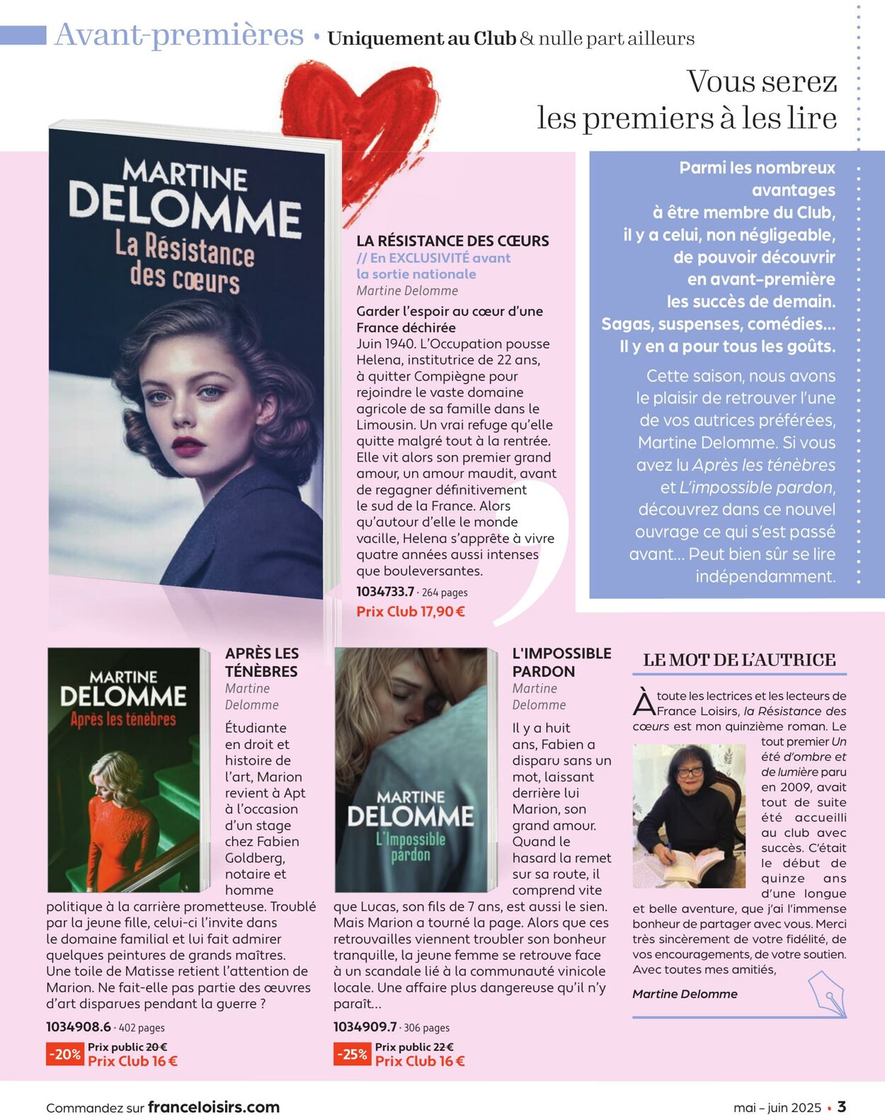 Catalogue France Loisirs 01.05.2025 - 30.06.2025