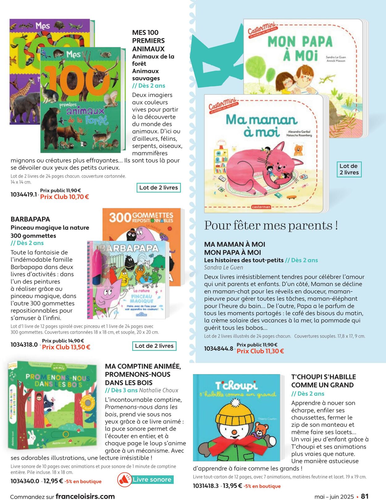 Catalogue France Loisirs 01.05.2025 - 30.06.2025