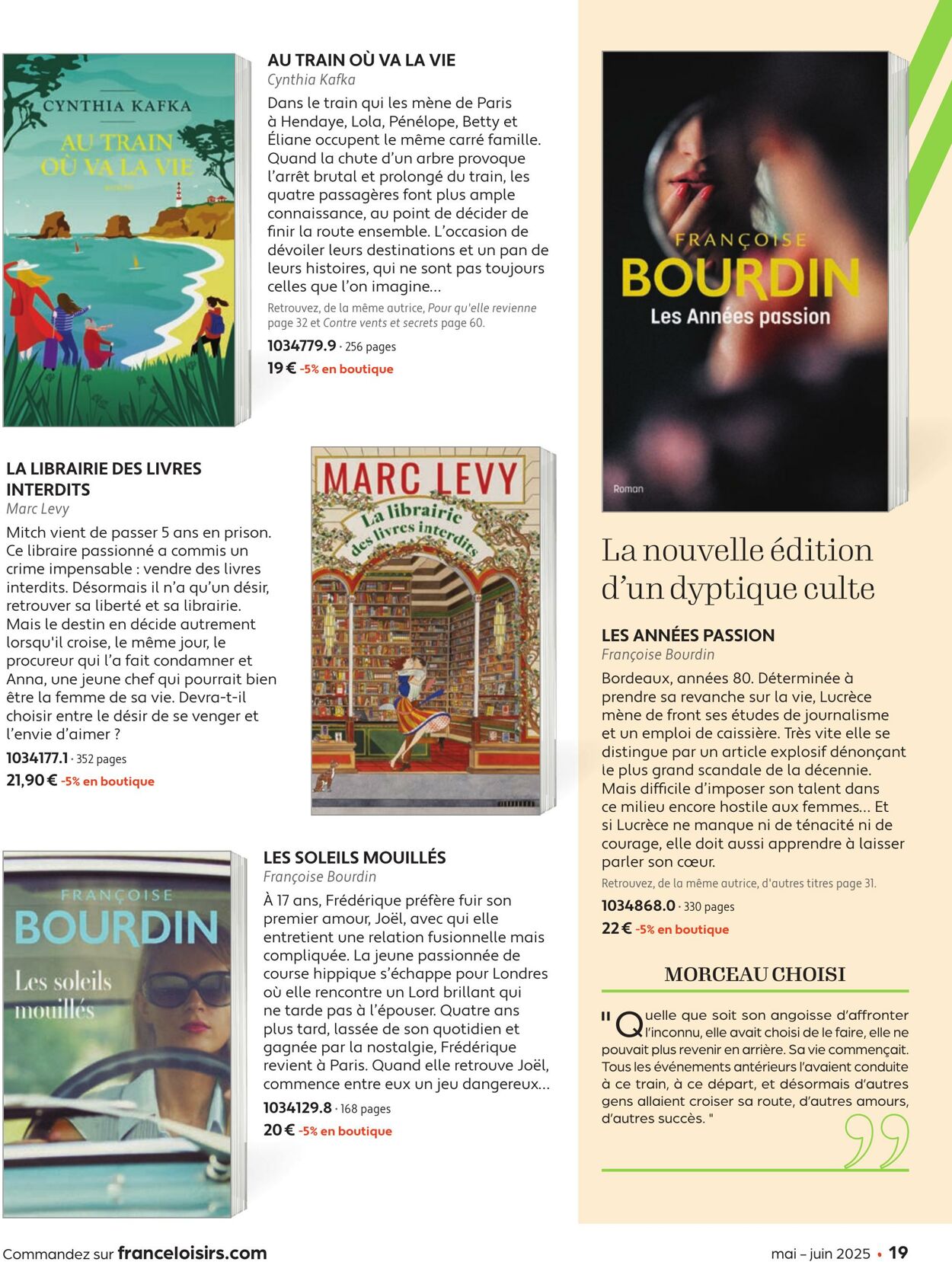 Catalogue France Loisirs 01.05.2025 - 30.06.2025