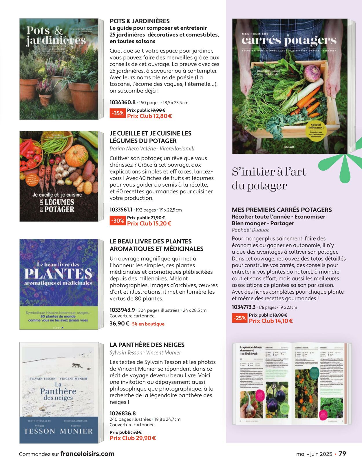 Catalogue France Loisirs 01.05.2025 - 30.06.2025