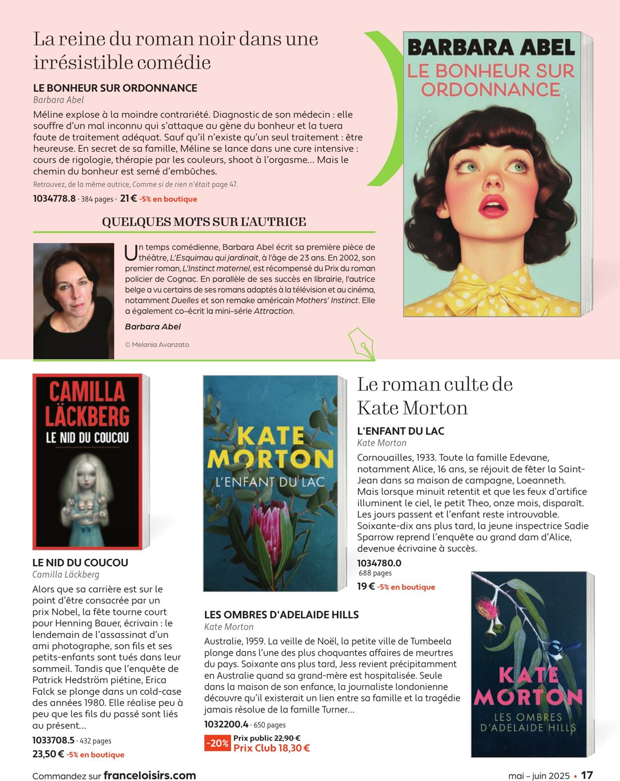 Catalogue France Loisirs 01.05.2025 - 30.06.2025