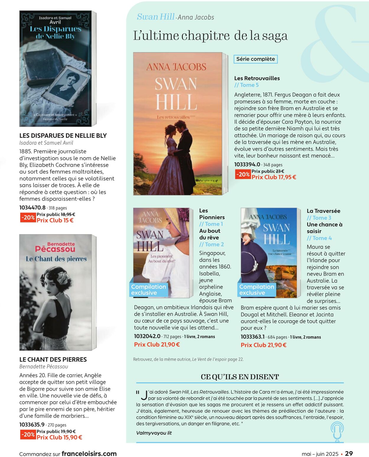 Catalogue France Loisirs 01.05.2025 - 30.06.2025