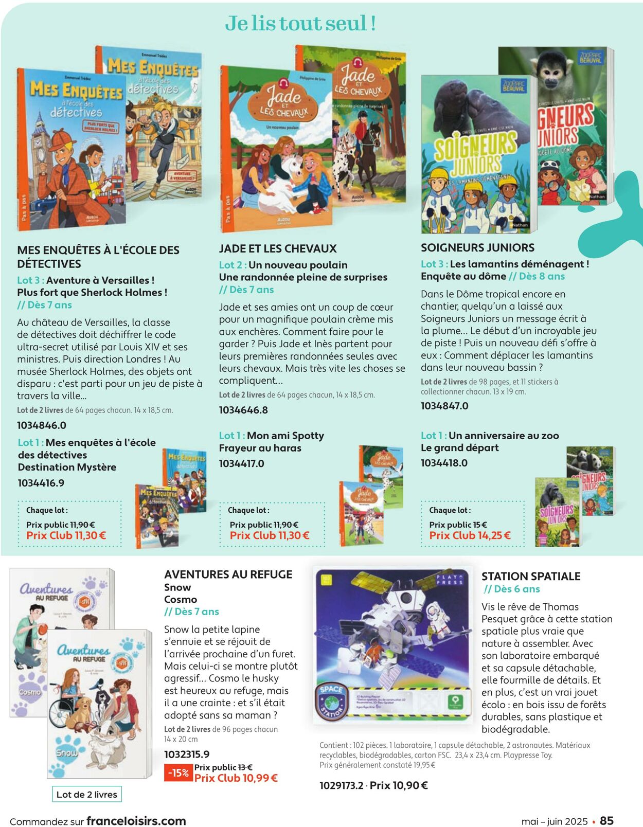 Catalogue France Loisirs 01.05.2025 - 30.06.2025
