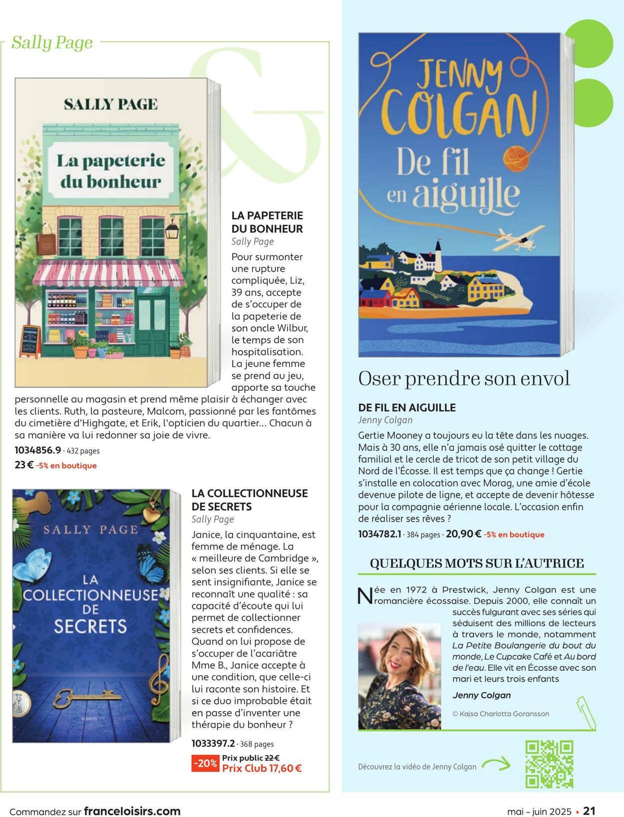 Catalogue France Loisirs 01.05.2025 - 30.06.2025