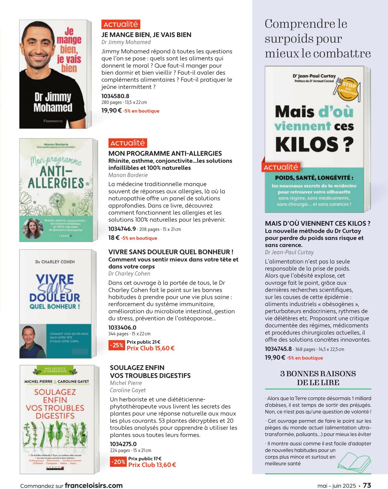 Catalogue France Loisirs 01.05.2025 - 30.06.2025