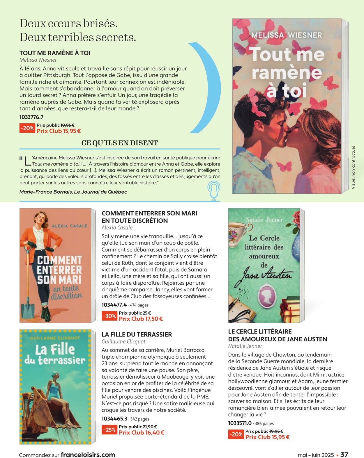Catalogue France Loisirs 01.05.2025 - 30.06.2025