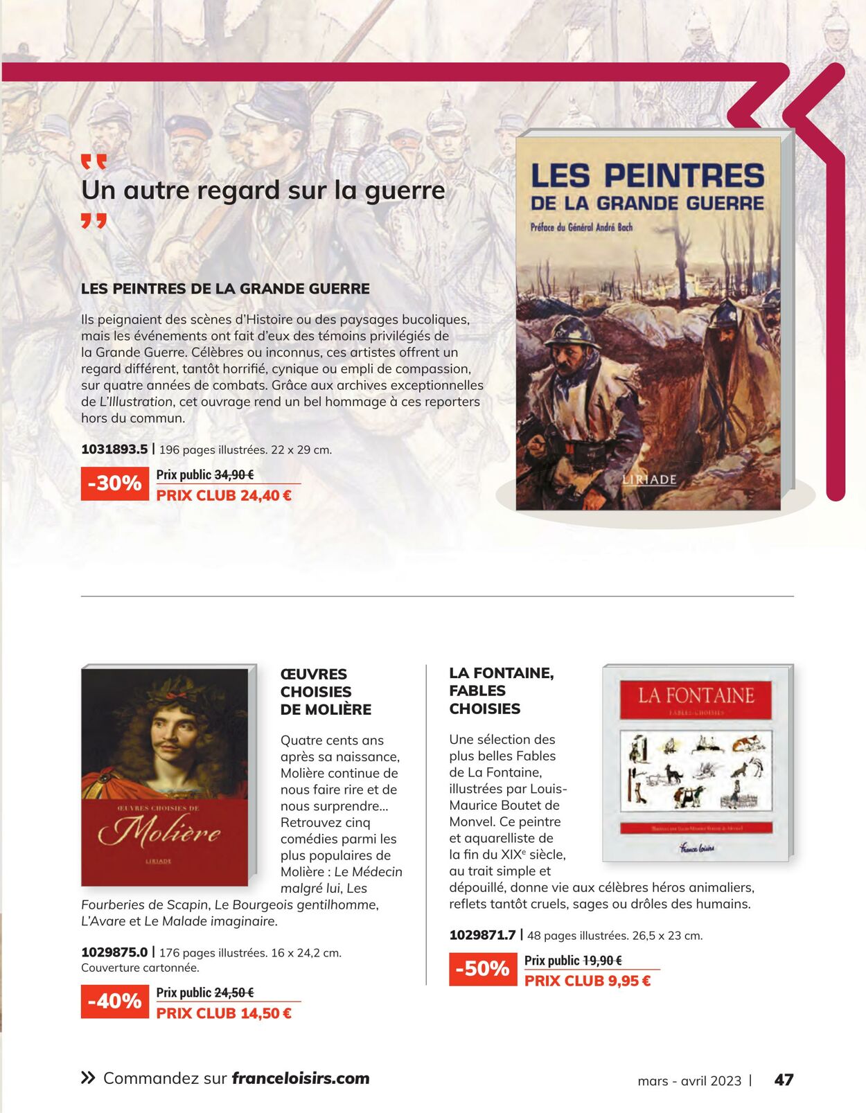 Catalogue France Loisirs 01.03.2023 - 30.04.2023