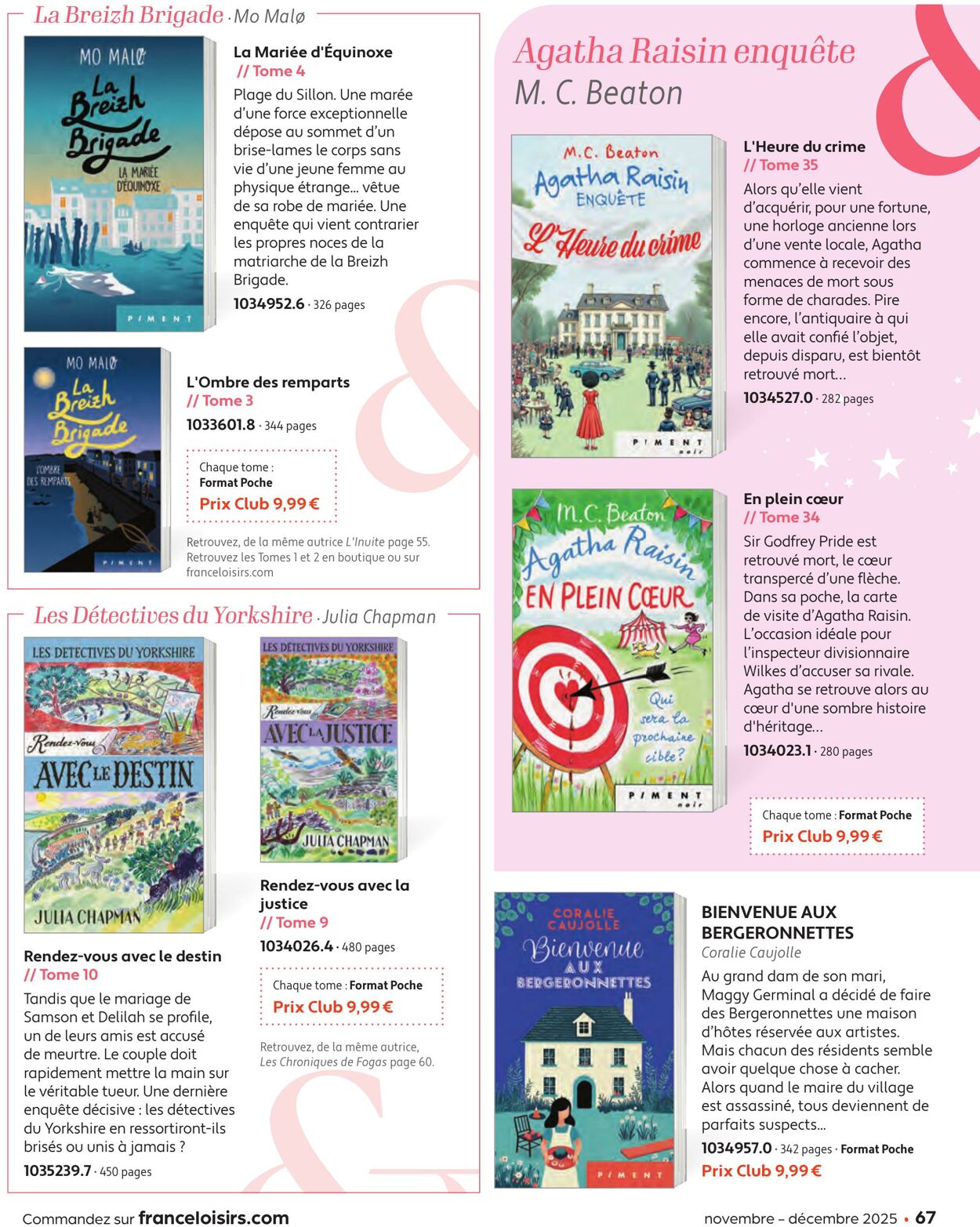Catalogue France Loisirs 01.10.2025 - 30.11.2025