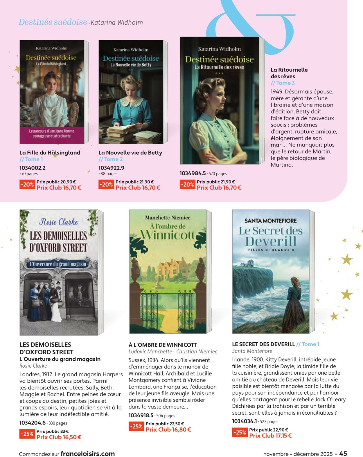 Catalogue France Loisirs 01.10.2025 - 30.11.2025