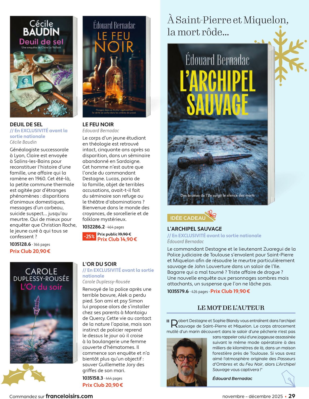 Catalogue France Loisirs 01.10.2025 - 30.11.2025