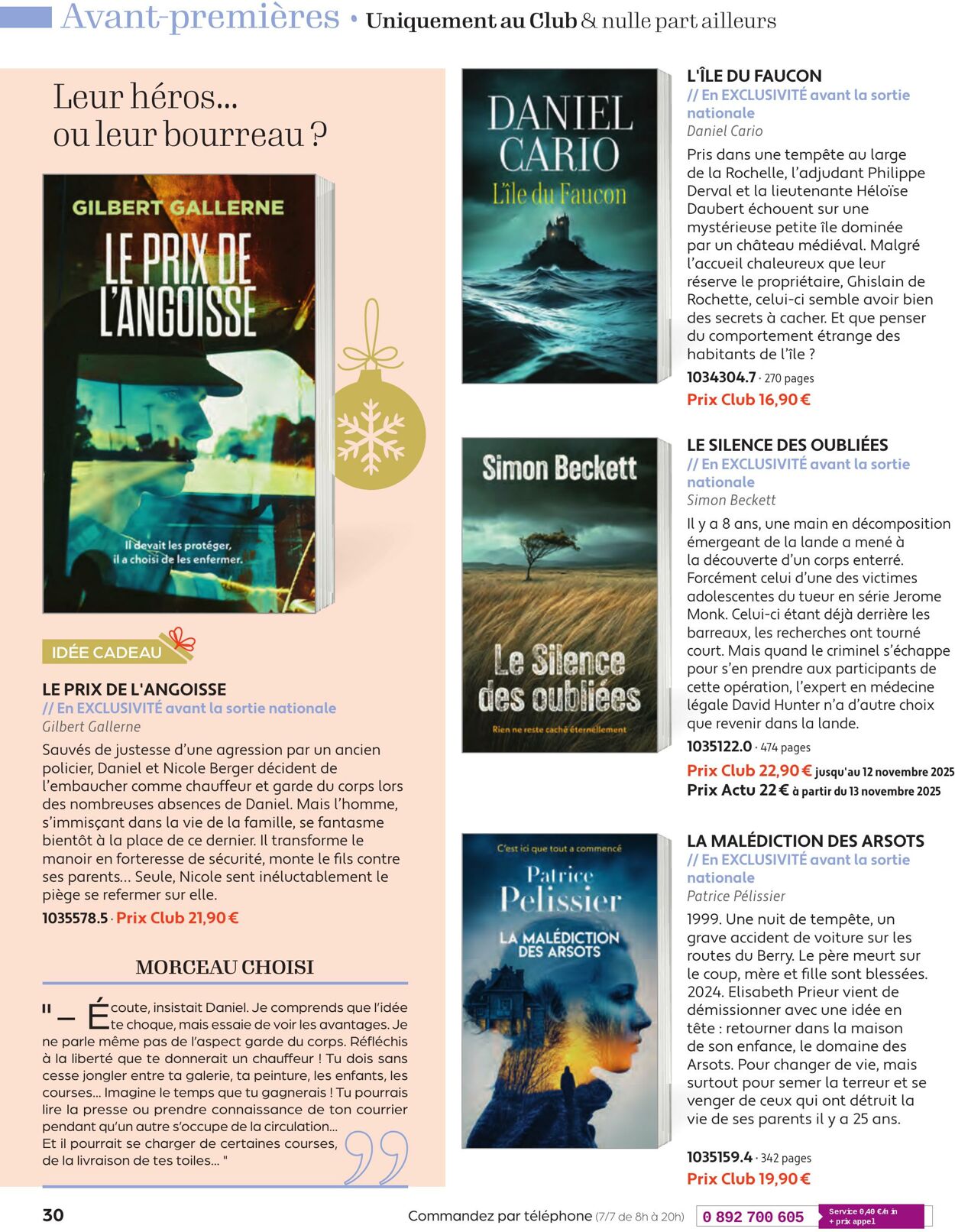 Catalogue France Loisirs 01.10.2025 - 30.11.2025