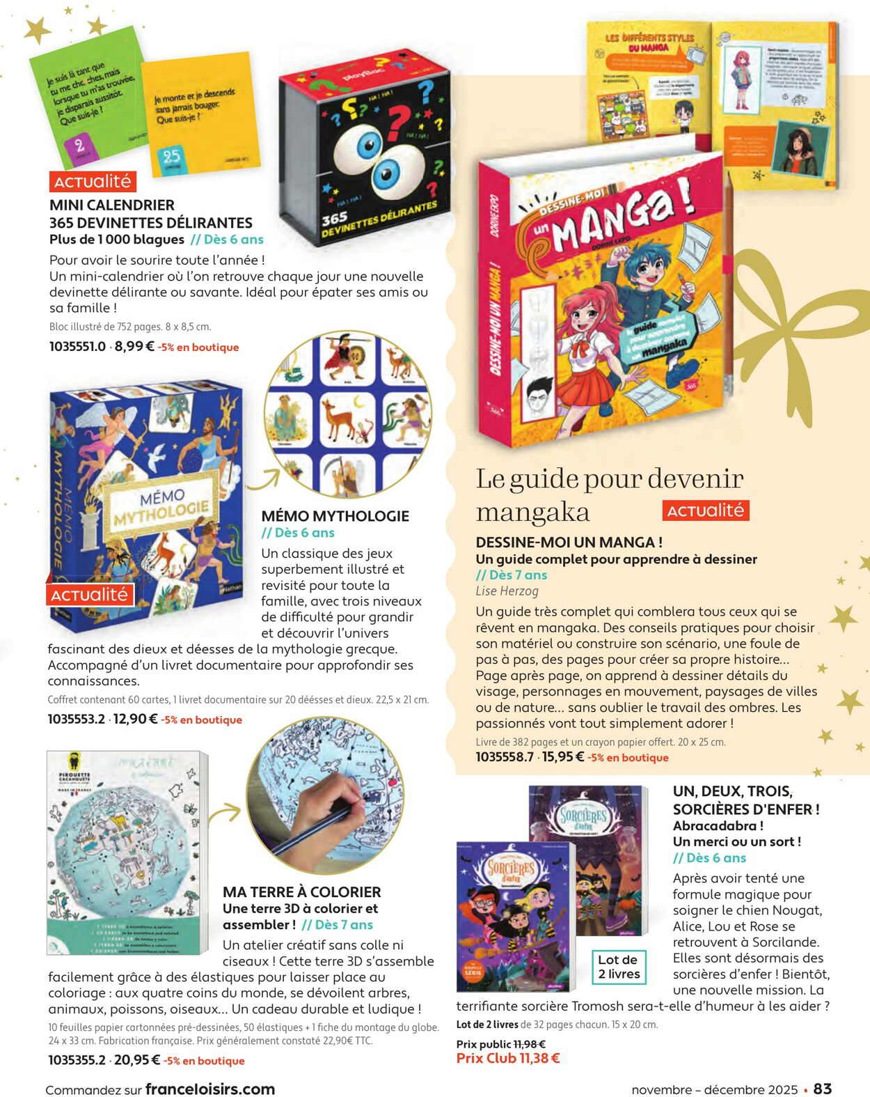Catalogue France Loisirs 01.10.2025 - 30.11.2025