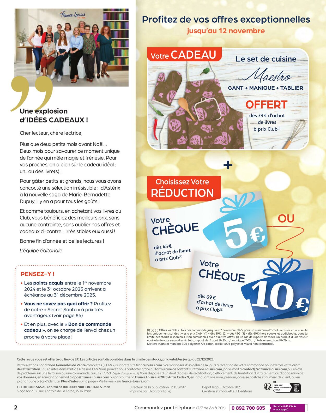 Catalogue France Loisirs 01.10.2025 - 30.11.2025