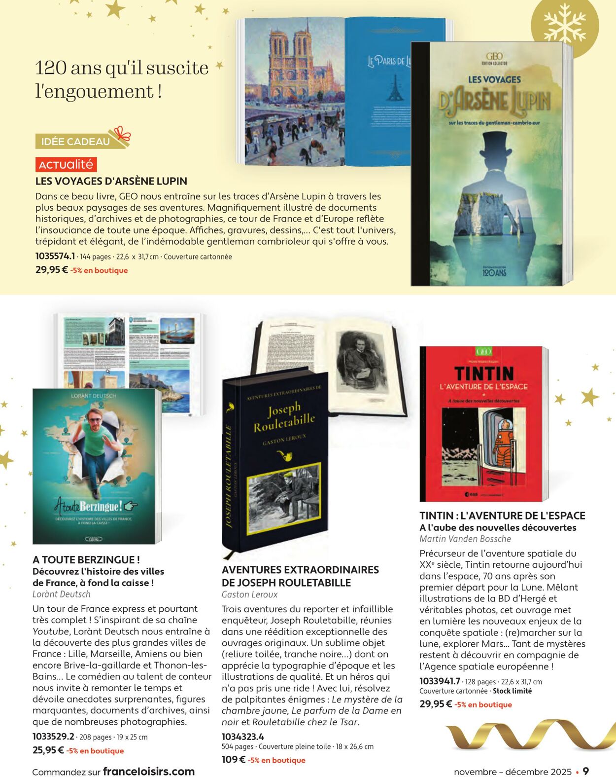 Catalogue France Loisirs 01.10.2025 - 30.11.2025
