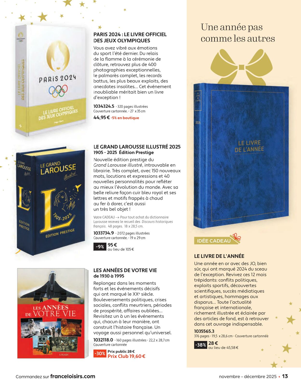 Catalogue France Loisirs 01.10.2025 - 30.11.2025