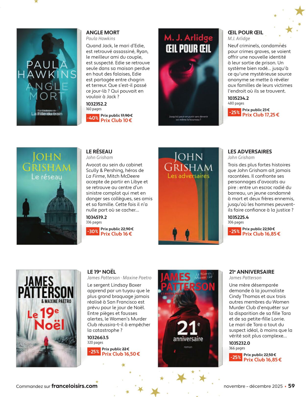 Catalogue France Loisirs 01.10.2025 - 30.11.2025