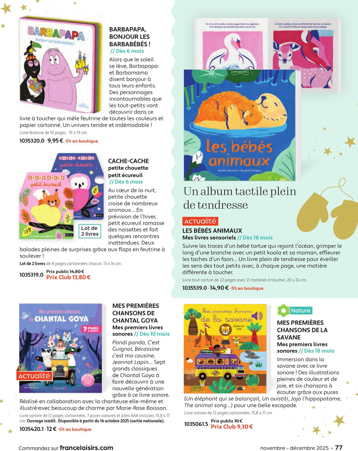 Catalogue France Loisirs 01.10.2025 - 30.11.2025